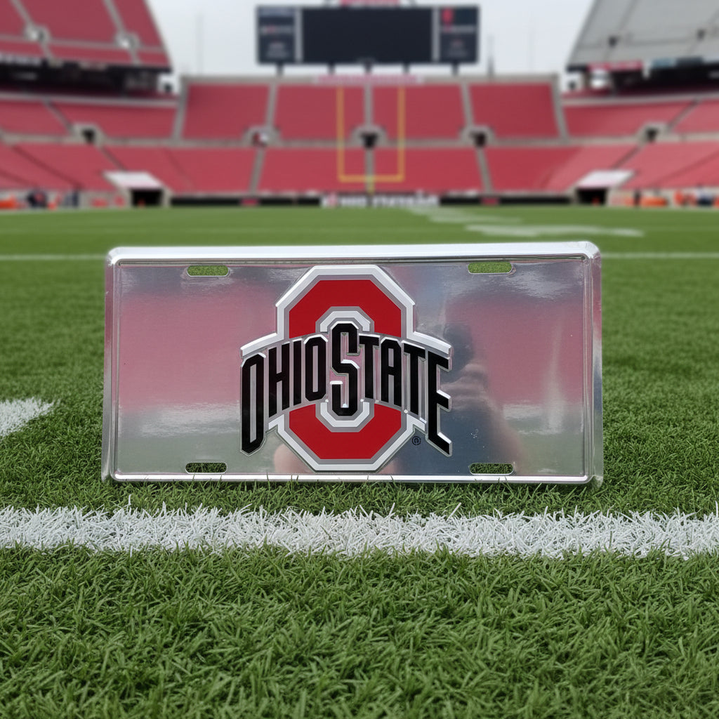 Ohio State Buckeyes Metal License Plate