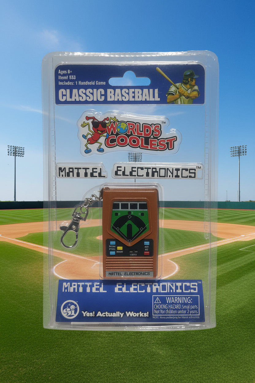 Mattel Baseball Keychain