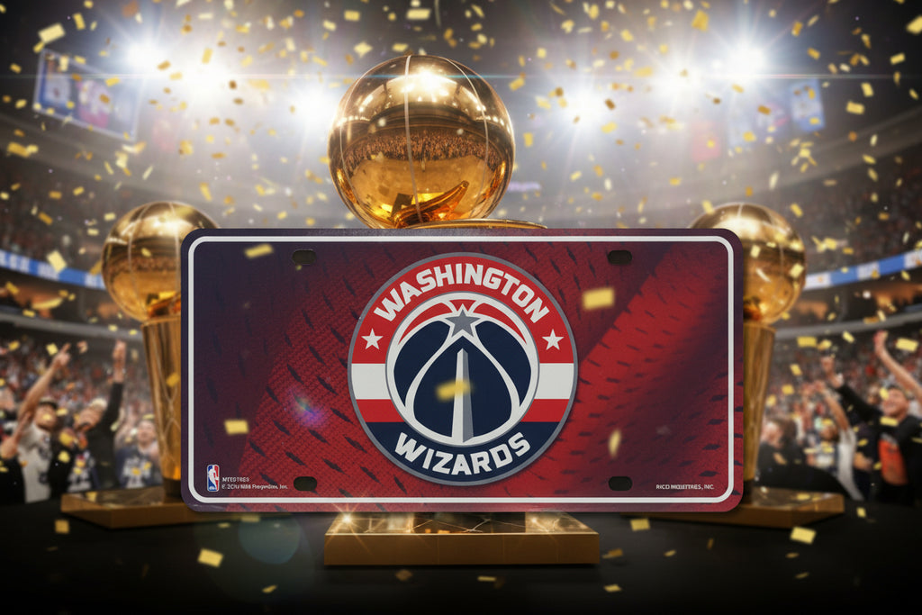 Washington Wizards Metal License Plate