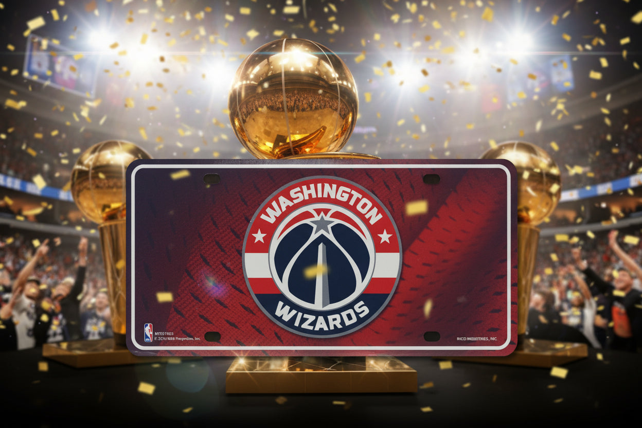 Washington Wizards Metal License Plate