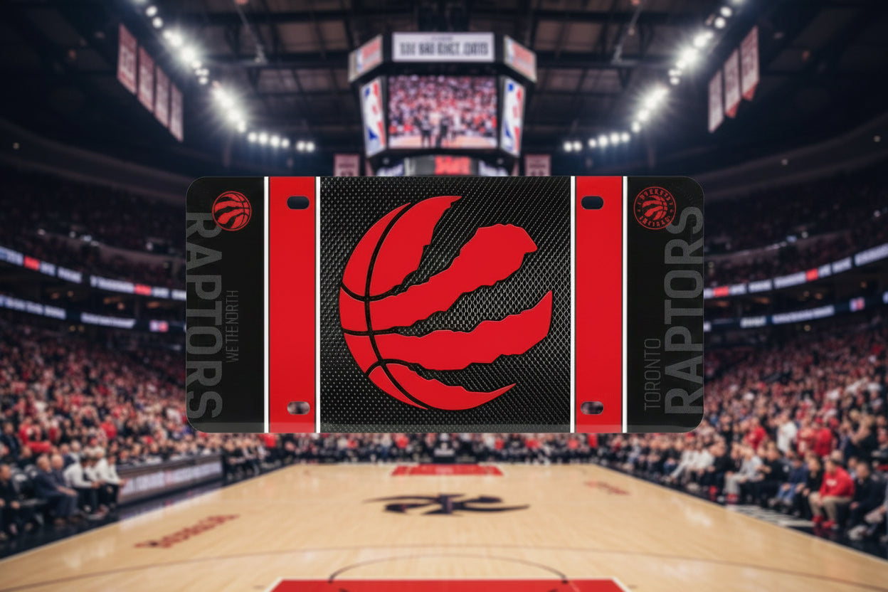 Toronto Raptors Metal License Plate