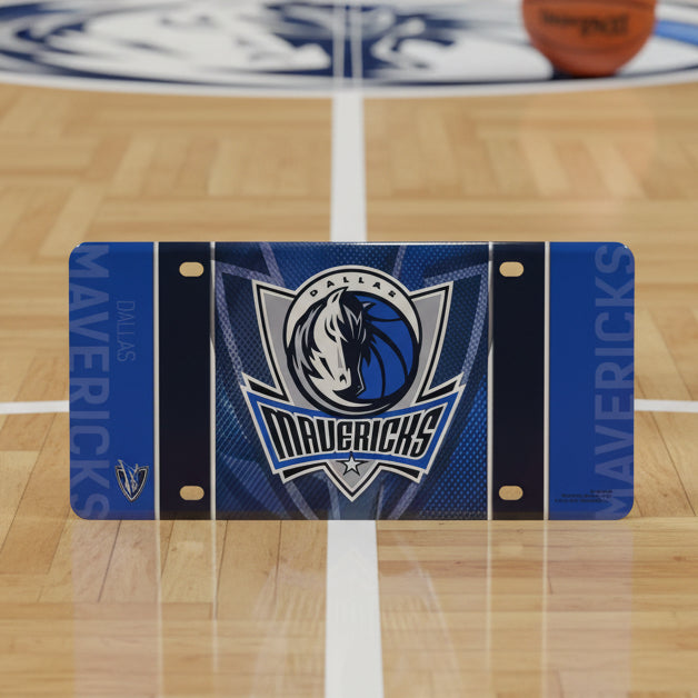 Dallas Mavericks Metal License Plate