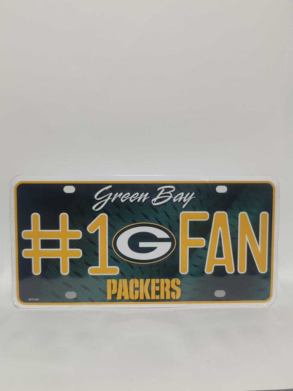 Green Bay Packers Metal License Plate