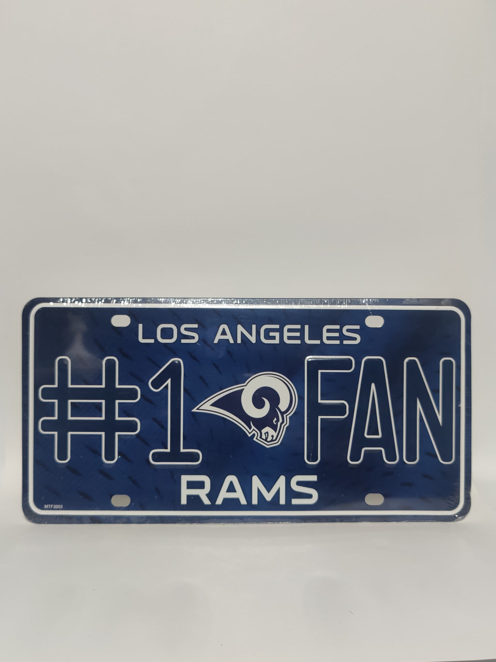 Los Angeles Rams Metal License Plate