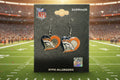 Denver Broncos NFL Silver Heart Swirl