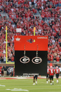 Georgia Bulldogs Logo NCAA Dangle Earrings