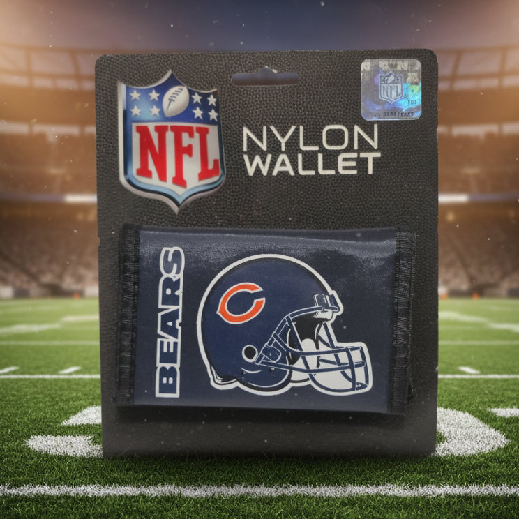 Chicago Bears Nylon trifold Wallet