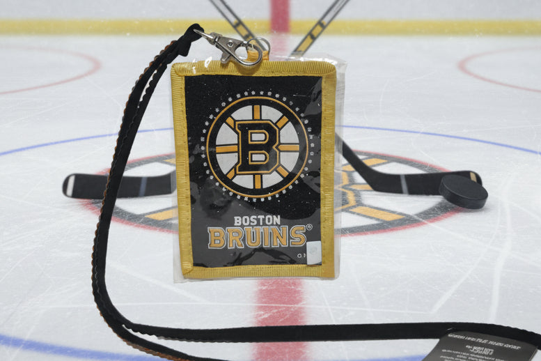 Boston Bruins Bling Lanyard ID Holder